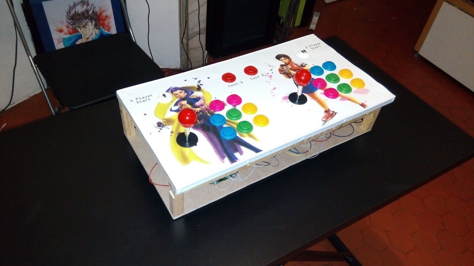 borne arcade 2 joueurs raspberry