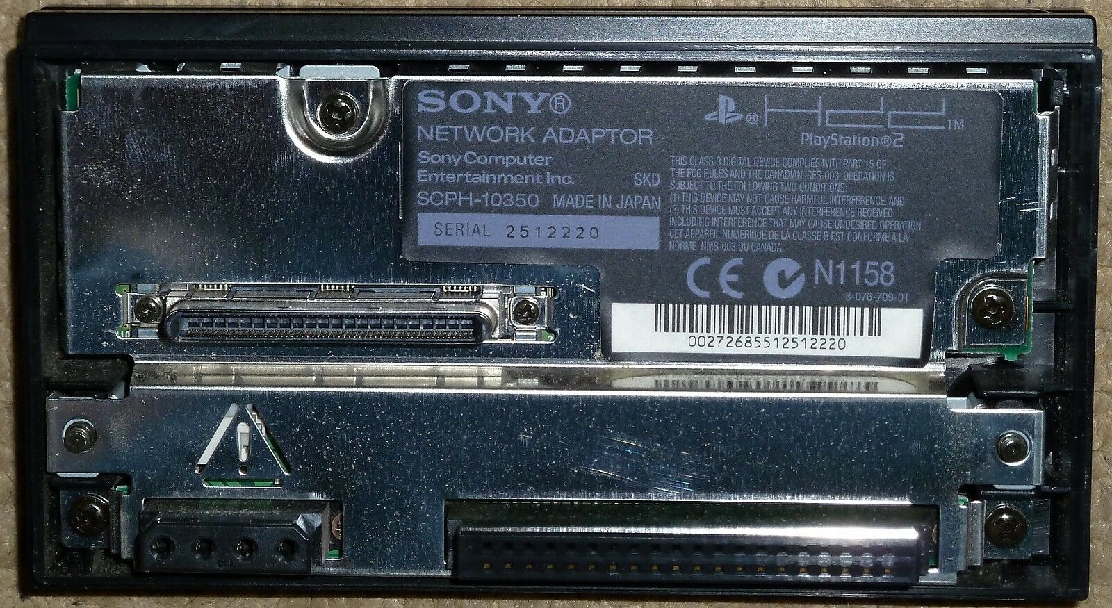 Adaptateur de carte réseau d'interface SATA pour Console PS2 Adaptateur de carte réseau d'interface SATA pour Console PS2